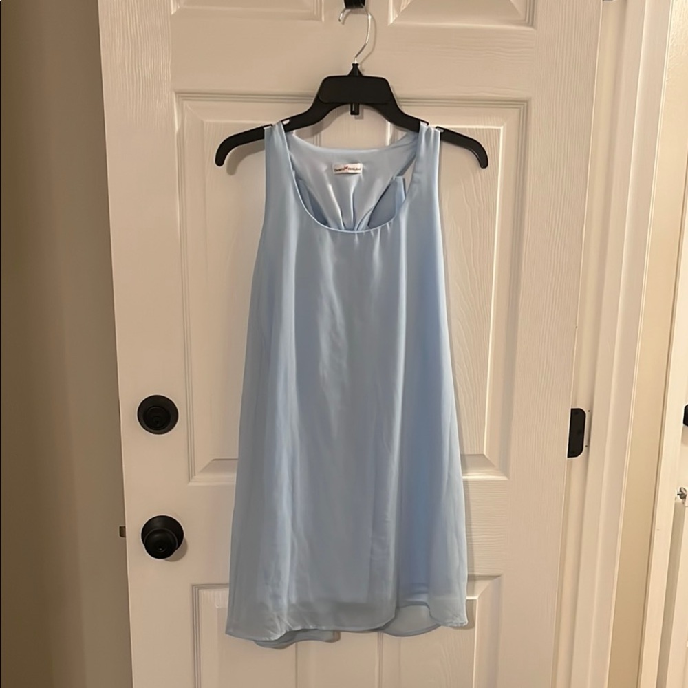 Women's Light Blue Sleeveless Nightgown